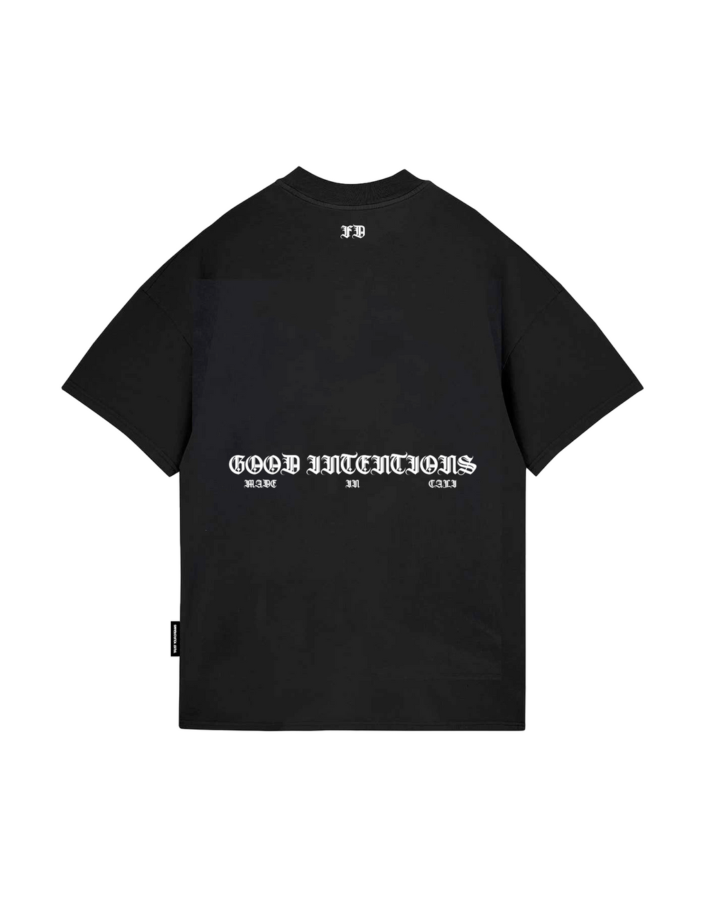 GOOD INTENTIONS SACRED CAMISETA OVERSIZE FIT NEGRA