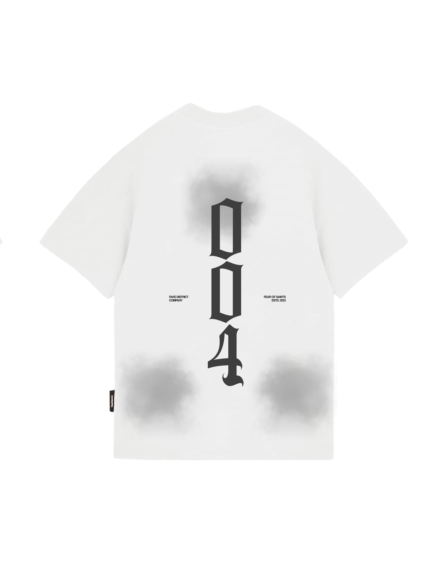 FEAR OF SAINTS HERESY CAMISETA OVERSIZE FIT HUESO
