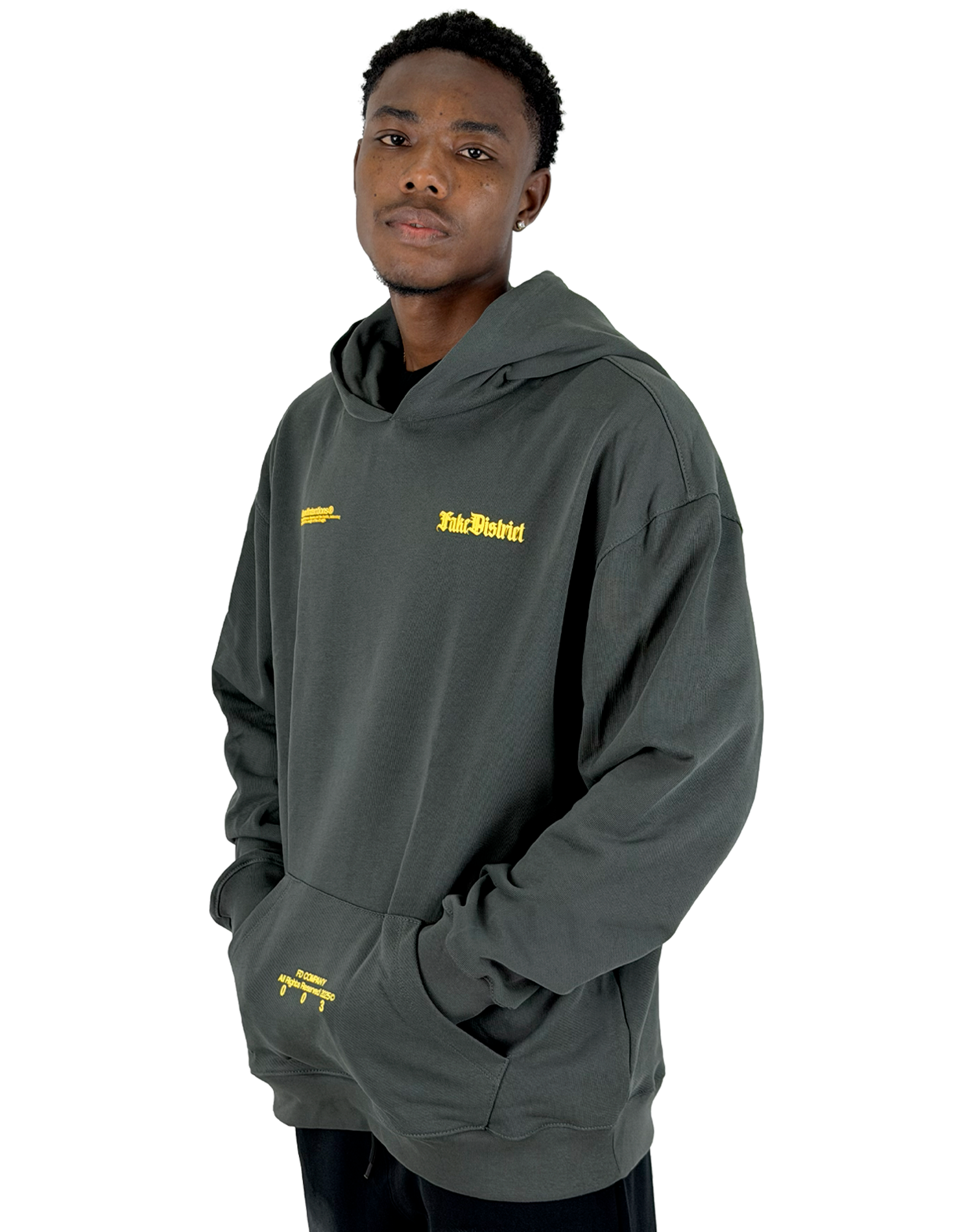 GOOD INTENTIONS HOODIE OVERSIZE FIT GRIS