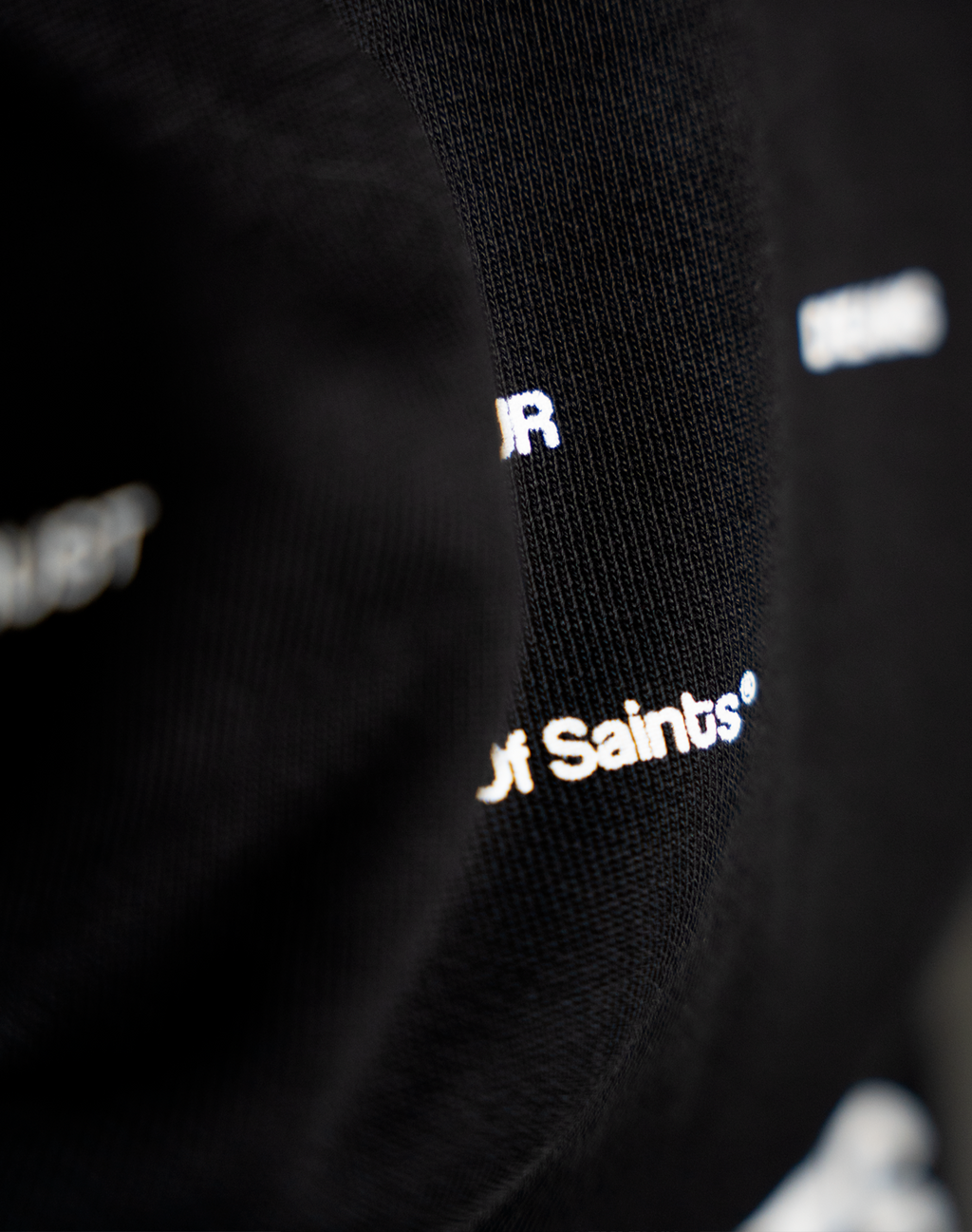 FEAR OF SAINTS HOODIE OVERSIZE FIT NEGRO