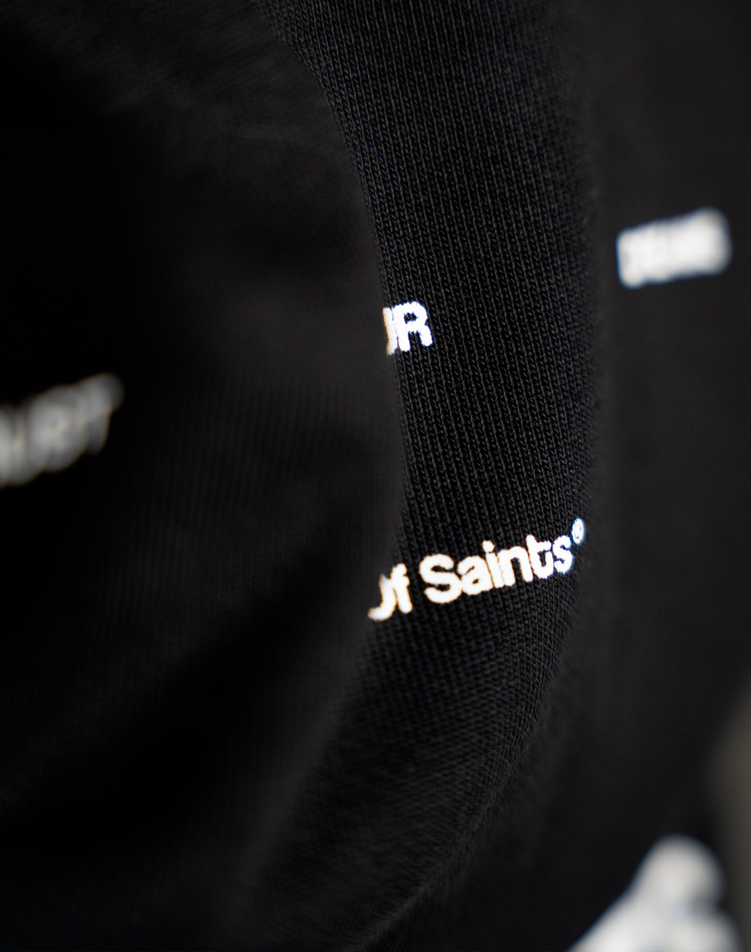 FEAR OF SAINTS HOODIE OVERSIZE FIT NEGRO