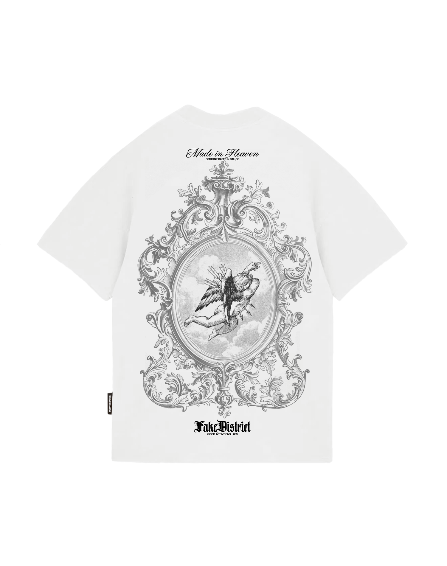 GOOD INTENTIONS FALLEN GRACE CAMISETA OVERSIZE FIT HUESO