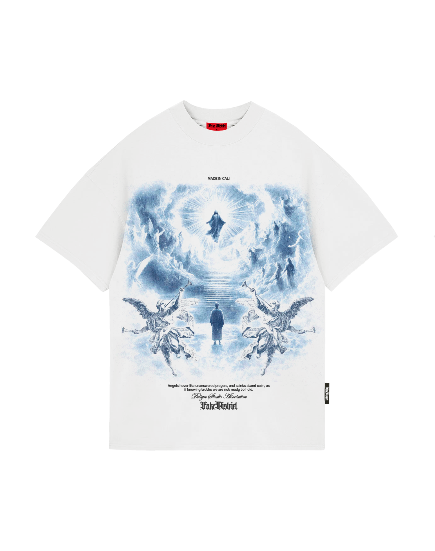 FEAR OF SAINTS PARADISE CAMISETA OVERSIZE FIT HUESO