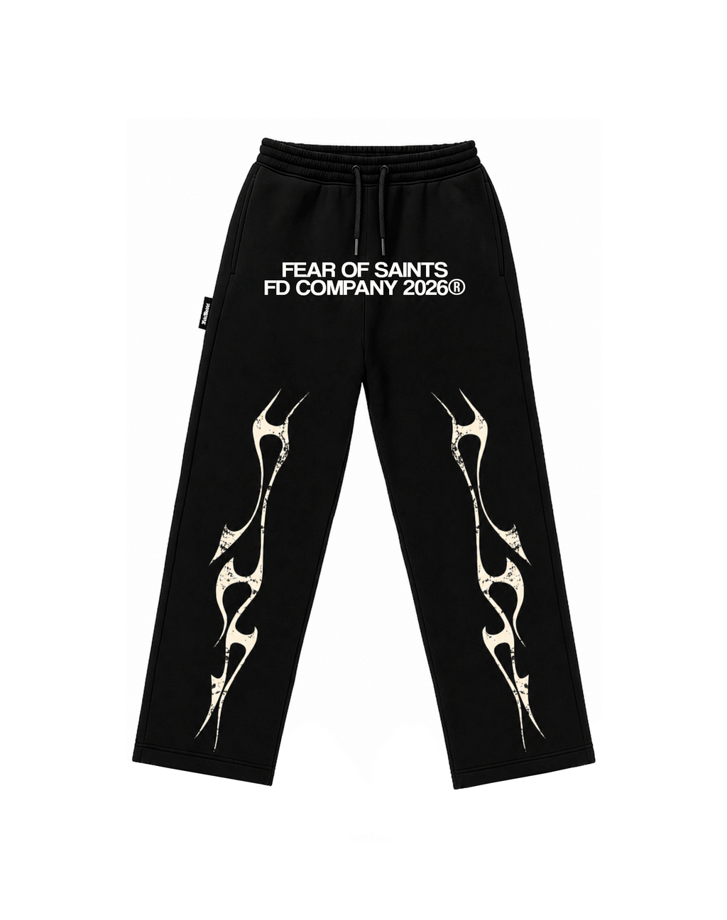 FEAR OF SAINTS SWEATPANT OVERSIZE FIT NEGRO