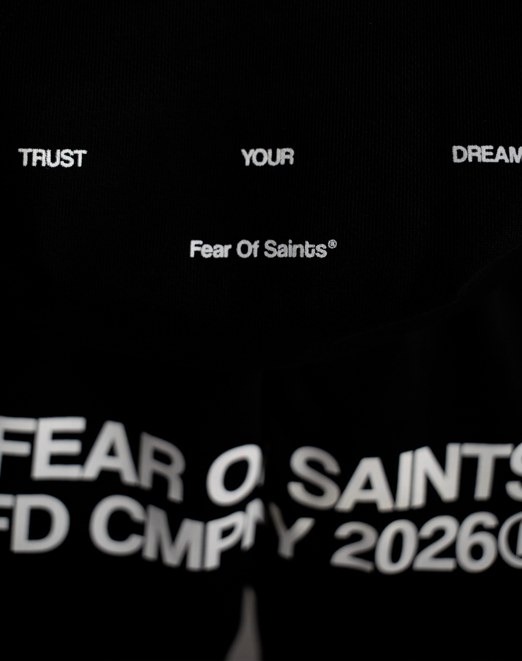 FEAR OF SAINTS SWEATPANT OVERSIZE FIT NEGRO