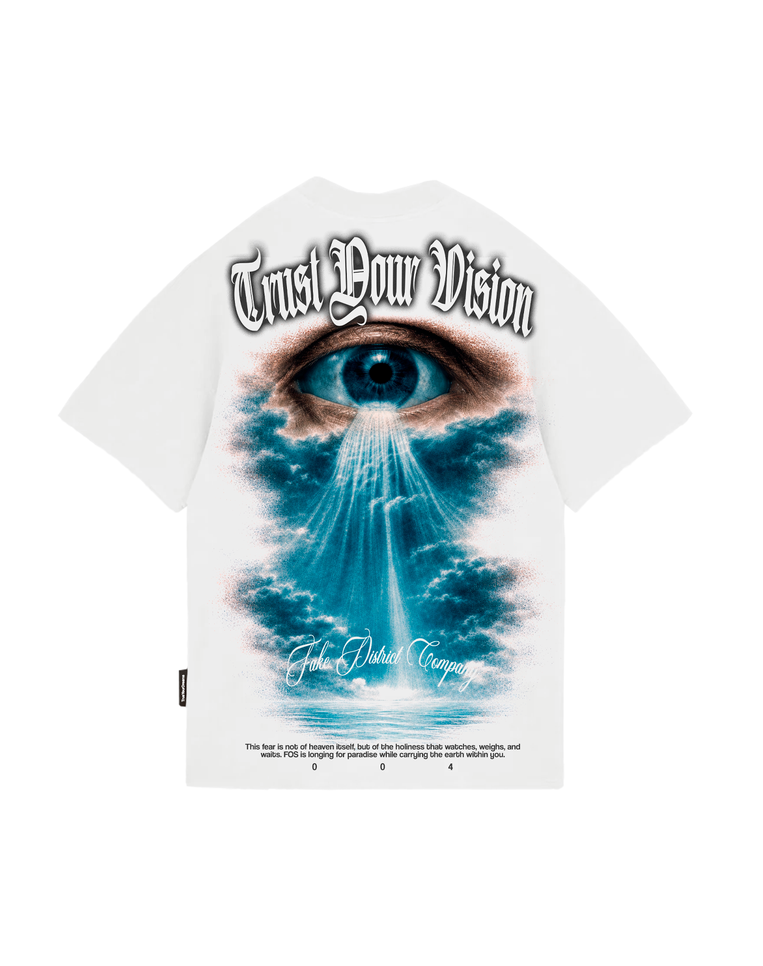 FEAR OF SAINTS VISION CAMISETA OVERSIZE FIT HUESO